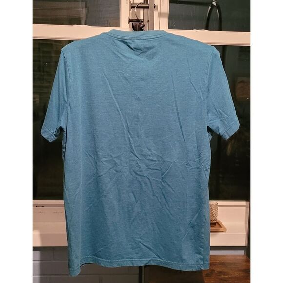 Arizona Jean Company Men's Large Teal Short Sleeve V-neck T-shirt Regular Fit‎ - Picture 3 of 5